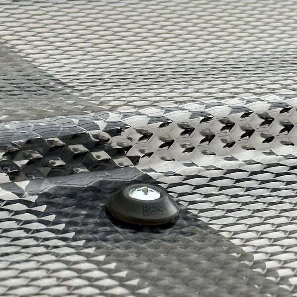 KLASIKA GARDEN - Rondelles d’étanchéité Ø 19 mm pour vis M5, plaques polycarbonate et ondulées, gris, lot de 50 - large