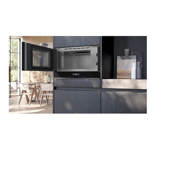 SIEMENS - Micro-ondes Encastrable 21l 900w Noir - BF722L1B1 - large