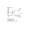 SIEMENS - Micro-ondes Encastrable 21l 900w Noir - BF722L1B1 - vignette