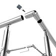 AICA SANITAIRE - Connecteur de main courante et 3 tubes, inox 304, angle réglable, manchon de raccordement - AICA raccord de garde-corps Modèle H3-BS - vignette