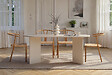HABITAT ET JARDIN - Table à manger en bois "Sablin" - 180 x 89 x 75 cm - Bois Blanc - vignette
