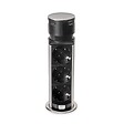 EMUCA - Multiconnecteur Vertikal Push 60, diamètre 60 mm, 3 prises de type Schuko, 1 USB de type A, 1 USB de type C, Acier et plastique, Acier inoxydable - vignette