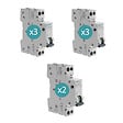 SIEMENS - SIEMENS Lot de 8 disjoncteurs modulaires Ph+N – 3×10A, 3×16A, 2×20A - vignette