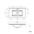 KIAMAMI VALENTINA - Modèle De Berlin Pour La Salle De Bain 80 Cm Avec Tiroir - vignette