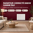 BATILEC - BATILEC - Radiateur connecté à inertie en aluminium ZILO WiFi 2000 W - vignette