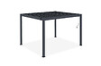 CAZEBOO - Cazeboo Pergola bioclimatique autoportée PIANA 3x2,5 m aluminium gris - lames orientables - vignette
