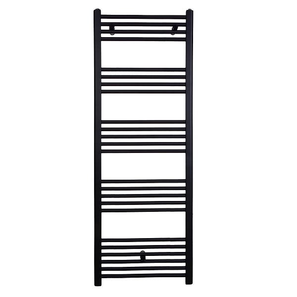 STANO - Radiateur sèche-serviettes eau chaude CODA 160 x 60 cm noir mat - large