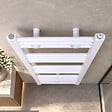 STANO - Radiateur sèche-serviettes eau chaude CODA 120 x 50 cm blanc - vignette