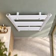 STANO - Radiateur sèche-serviettes eau chaude CODA 80 x 50 cm blanc - vignette