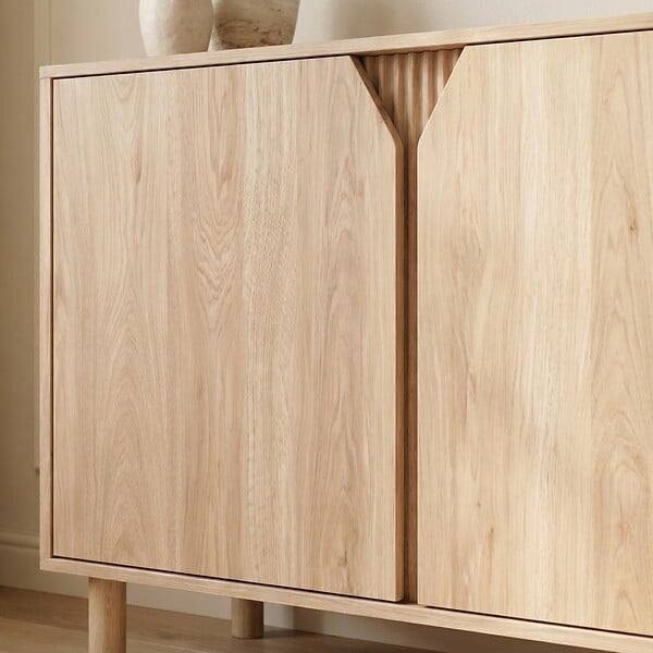 SICAAN - Sicaan Buffet scandinave 2 portes 100cm finition chêne - SOAN - large