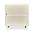 SICAAN - Sicaan Buffet beige 80cm - 2 portes - finition mélaminée - FLORA - vignette