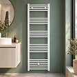 STANO - Radiateur sèche-serviettes eau chaude CODA 160 x 50 cm blanc - vignette