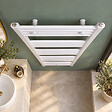 STANO - Radiateur sèche-serviettes eau chaude CODA 160 x 50 cm blanc - vignette