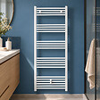 STANO - Radiateur sèche-serviettes eau chaude CODA 120 x 60 cm blanc - vignette