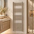 STANO - Radiateur sèche-serviettes eau chaude CODA 120 x 40 cm beige mat - vignette