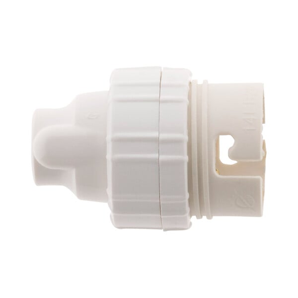 ZENITECH - 3 douilles B22 en nylon avec 1 bague - Blanc - Zenitech - large