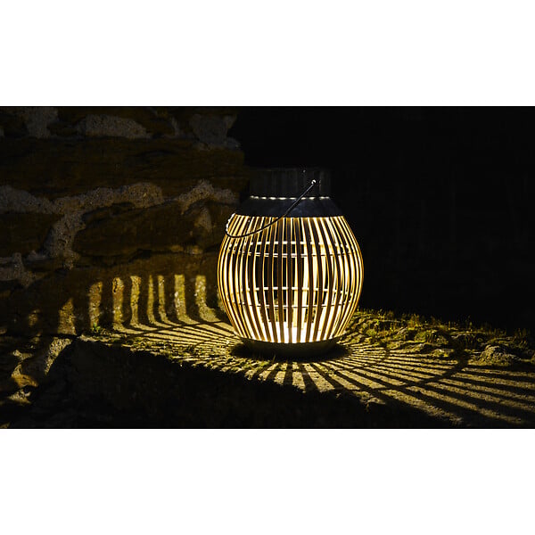 ORIUM - Lanterne solaire bambou h35cm - Orium - large