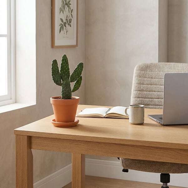 BLOOMIQUE - Opuntia Rubescens - Cactus raquette - Cactus d’intérieur - Hauteur 20-30 cm - Pot 12 cm - large