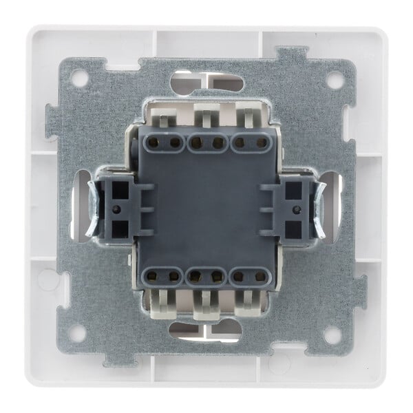 ZENITECH - Va-et-vient double en saillie à bornes automatiques - Blanc - Orys -Zenitech - large