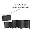 PROTEC - Panneau solaire portatif pliable SolarTec 60 - 60W 18V 3,3A - 6 pans monocristallins - Port USB A/C - Câble DC - Protec - vignette