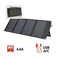 PROTEC - Panneau solaire portatif SolarTec 120W 18V 6,6A 4 pans monocristallins + USB A-C - Protec - vignette