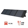 PROTEC - Panneau solaire portatif SolarTec 200 - 200w 18V 6,6A - 4 pans monocristallins - Port USB A-C - Câble DC - Protec - vignette