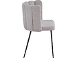 HABITAT ET JARDIN - Lot de 2 chaises en tissu "Anja" - Gris - vignette