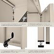 TECTAKE - Buffet taupe - vignette