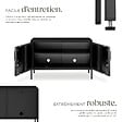 TECTAKE - Buffet noir - vignette