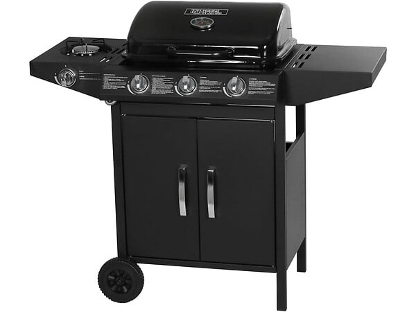 HABITAT ET JARDIN - Barbecue gaz "Festa 5" - 5 brûleurs dont 1 latéral - 12.9 Kw- Noir - large