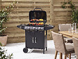 HABITAT ET JARDIN - Barbecue gaz "Festa 5" - 5 brûleurs dont 1 latéral - 12.9 Kw- Noir - vignette