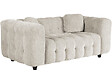 HABITAT ET JARDIN - Canapé droit en tissu chenille "Vendome" - 3 places - Gris - vignette