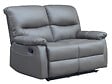 HABITAT ET JARDIN - Canapé relax "Lincoln" - 197 x 89 x 103 cm - 3 places - Noir - vignette