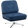 HOMCOM - Fauteuil lounge design Chesterfield capitonné pivotant - vignette