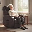 HOMCOM - Fauteuil releveur électrique inclinable repose-pied relevable télécommande chocolat foncé - vignette