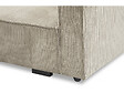 HABITAT ET JARDIN - Fauteuil convertible en velours côtelé "Clivia" - Gris - vignette