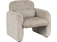 HABITAT ET JARDIN - Fauteuil lounge en tissu chiné "Cozmo" - 78 x 79 x 77 cm - Crème - vignette