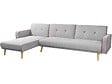 HABITAT ET JARDIN - Canapé d'angle convertible et réversible "Jules" - 3 places - Gris - vignette