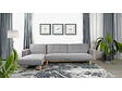 HABITAT ET JARDIN - Canapé d'angle convertible et réversible "Jules" - 3 places - Gris - vignette