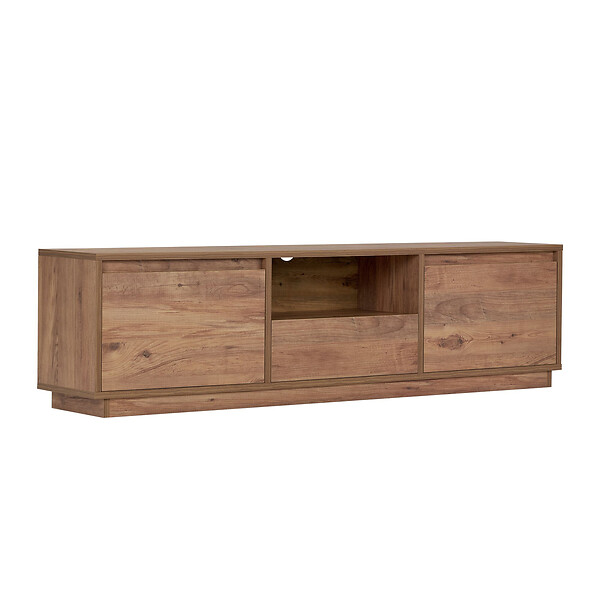 HABITAT ET JARDIN - Meuble TV en bois " Vanguard " - 160 x 30 x 42 cm - Pin Atlantique - large
