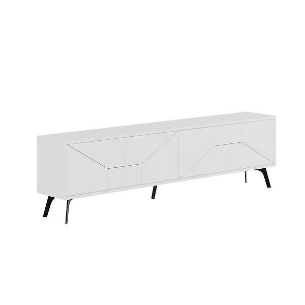 HABITAT ET JARDIN - Meuble TV en bois " Dune " - 180 x 45,6 x 32 cm - Chêne - large