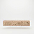 HABITAT ET JARDIN - Meuble TV en bois " Dune " - 180 x 45,6 x 32 cm - Chêne - vignette
