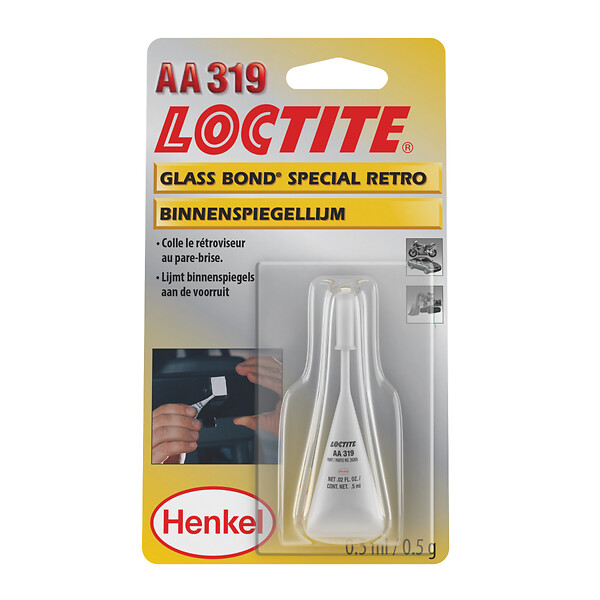 LOCTITE - Adhésif acrylique AA 319 rétroviseurs - Tube 0.5ml - large