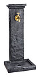 HAIRIE - Fontaine borne schiste anthracite H82.5cm - vignette