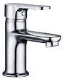 ROUSSEAU - Mitigeur lavabo - Laiton chromé - Tucan - Chrome - Bec fixe - vignette