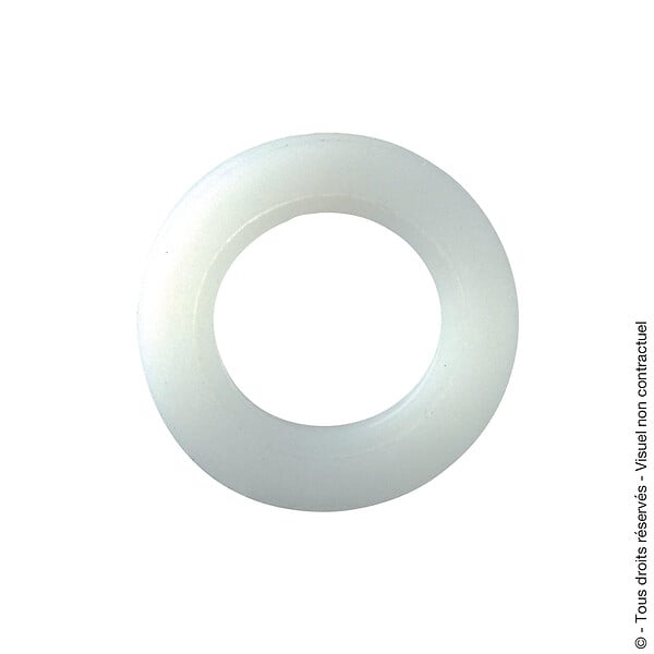 AFBAT - Lot de 10 rondelles de gond PVC - 16mm - nylon - large