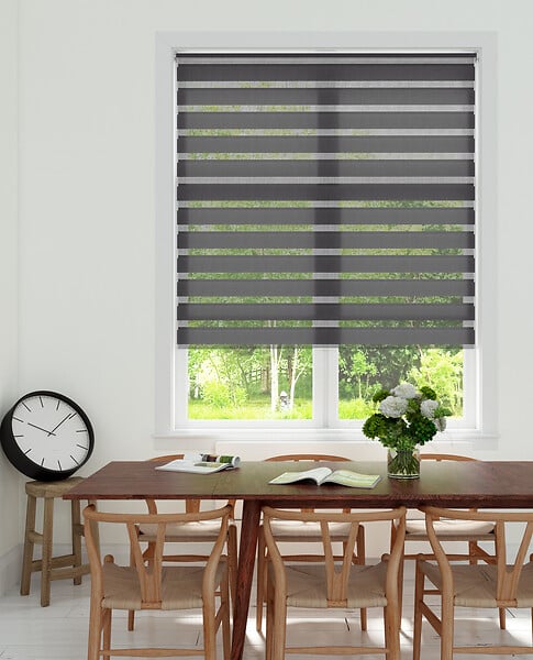 DECOSOL - Enrouleur jour nuit anthracite 4309 42x250cm - large