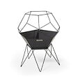 BARBECOOK - Brasero acier laqué Jura - Noir - 60 cm - vignette
