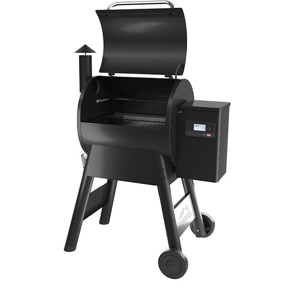 MARQUIER - Barbecue pellets connecté Pro 575 fonte émaillée - 10,5kW - 104x69x135 - large