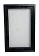 PROTECTA - Hublot rectangulaire PVC Noir pour porte de garage - vignette